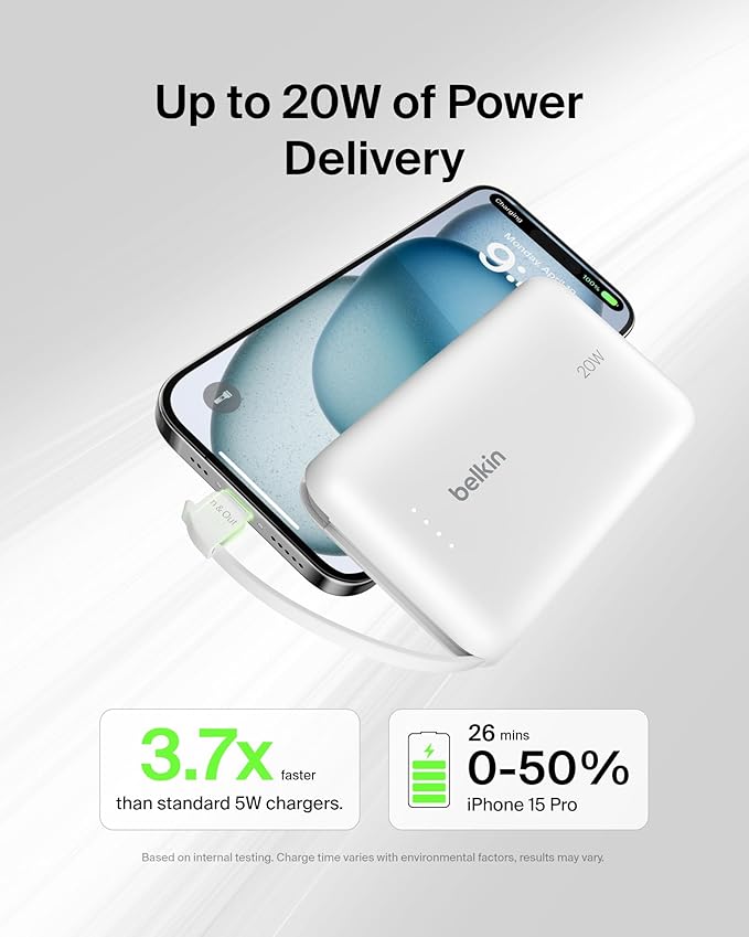 Belkin Portable Charger, Power Bank