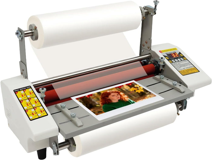 20.28" Laminator Machine, Hot&Cold Roller Laminating Machine, Single/Dual Sided