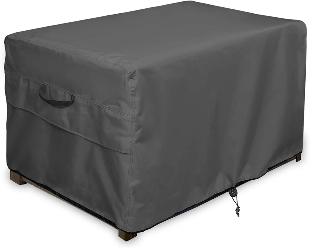 ULTCOVER Waterproof Outdoor Deck Box Cover 44L x 28W x 24H in, Black