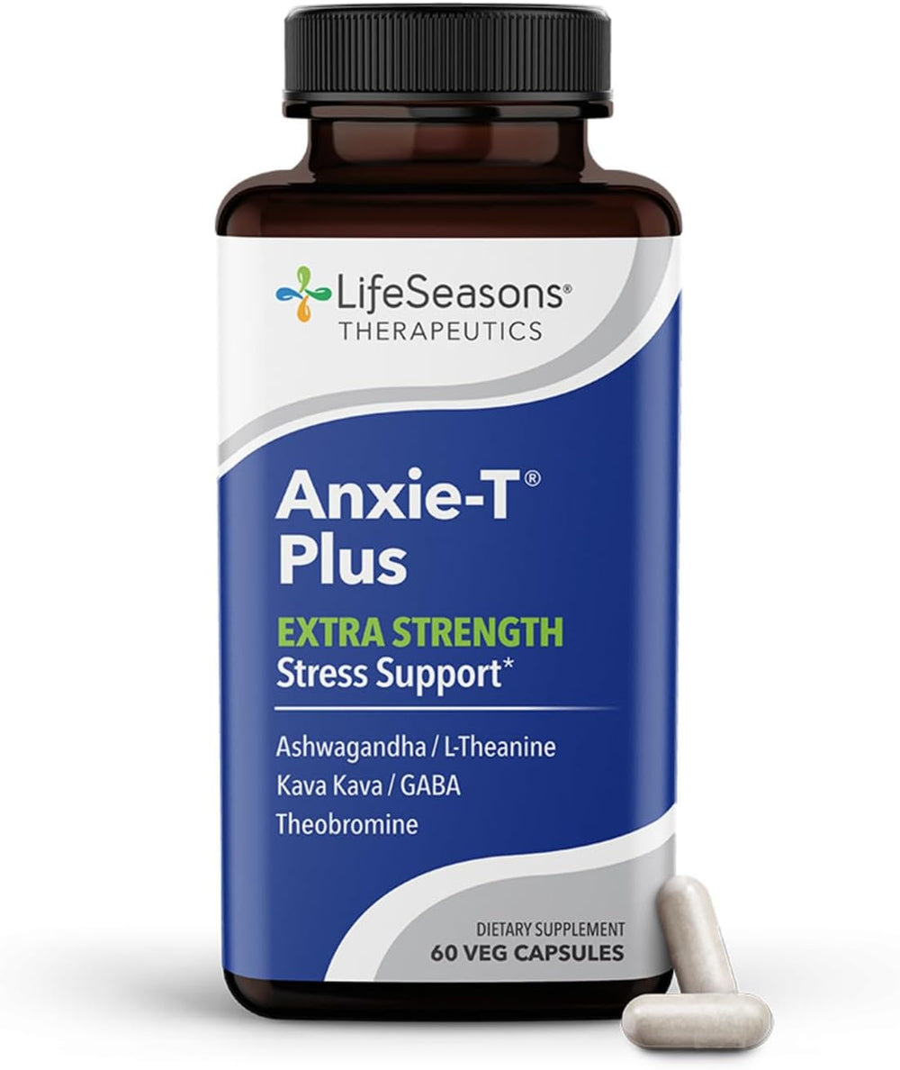 Anxie-T Plus - Extra Strength Stress Relief Supplement - Supports Mood & ...