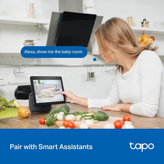 Tapo 2K Indoor/Outdoor Pan/Tilt Wired Security Camera