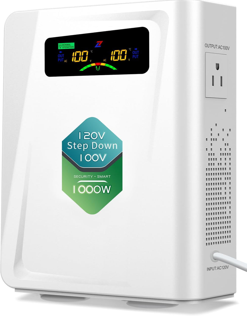 ZHENGXI 120v to 100v Step Down Transformer 1000W Power Voltage Converters