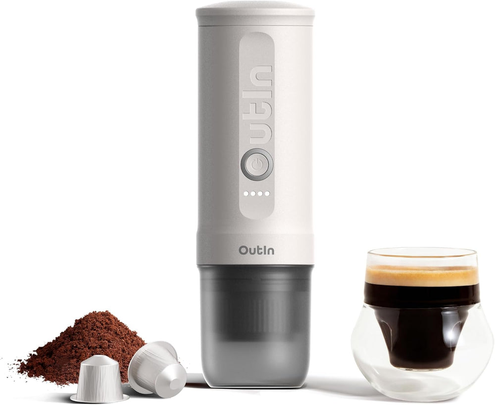 OutIn Nano Portable Electric Espresso Machine, Travel Coffee Maker