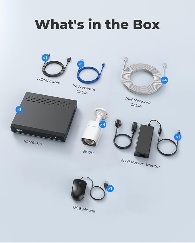 REOLINK 4K Security Camera System