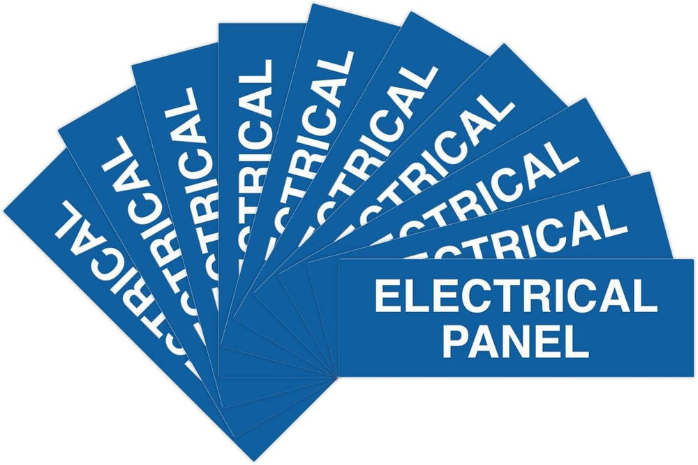 All Quality Basic Electrical Panel Sign (10 Pack)