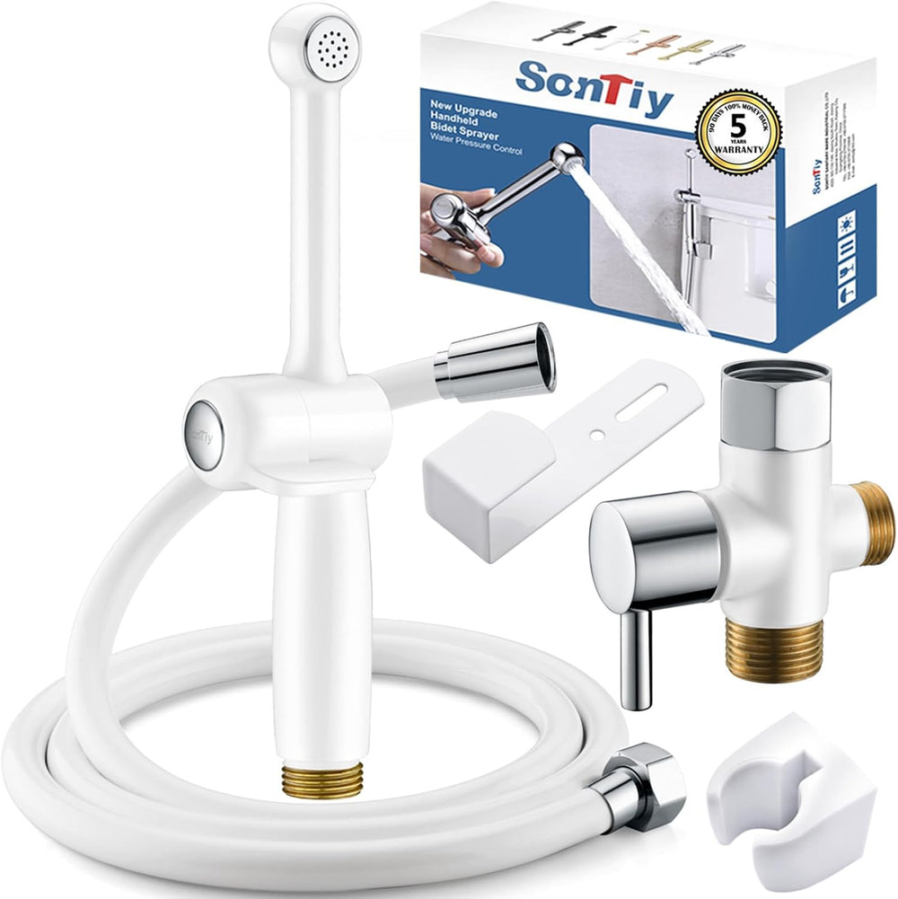 SonTiy Handheld Bidet Sprayer for Toilet, Adjustable Water Pressure Toilet Jet
