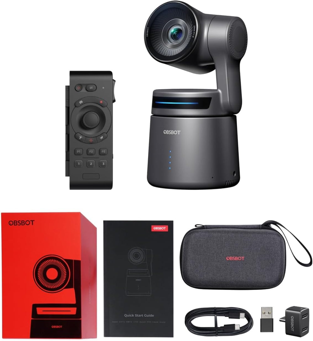 OBSBOT Tail Air & Smart Remote Combo, Streaming Camera