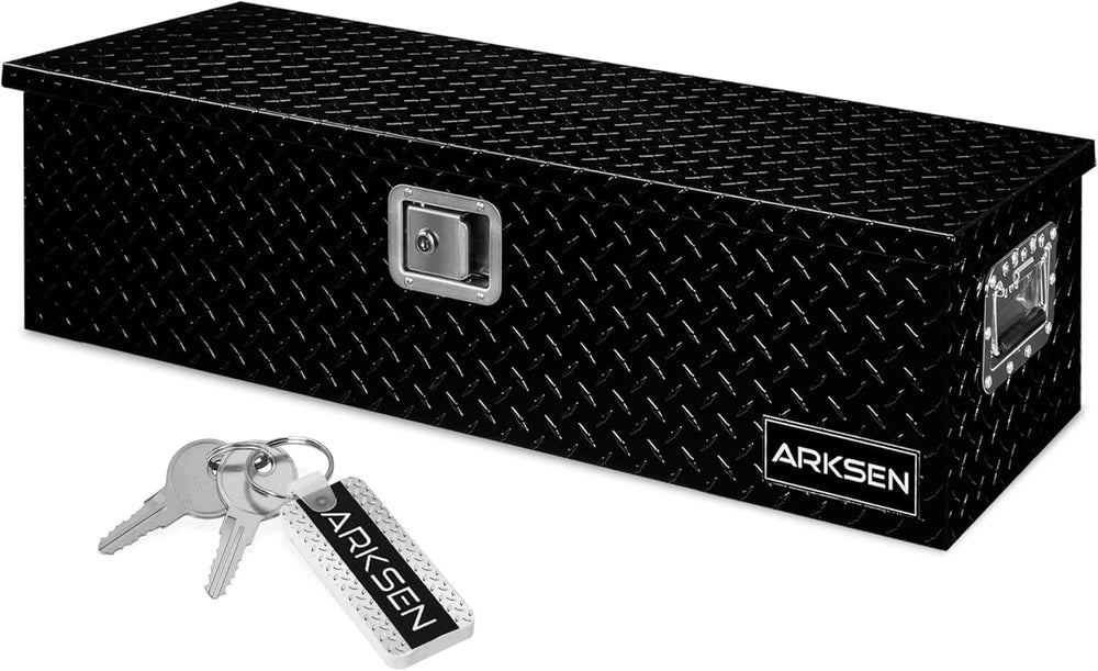ARKSEN 39" x 13" x 10" Truck Bed Tool Box, Heavy Duty Storage ...
