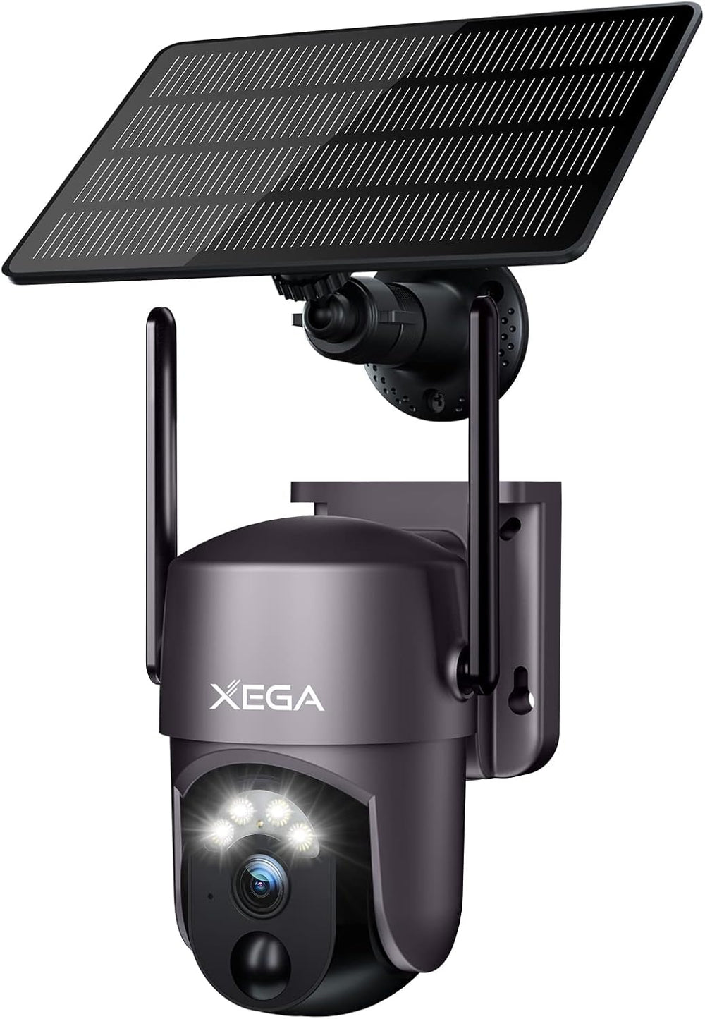Xega Security Camera Wireless Outdoor 2K 360° PTZ Camera Solar