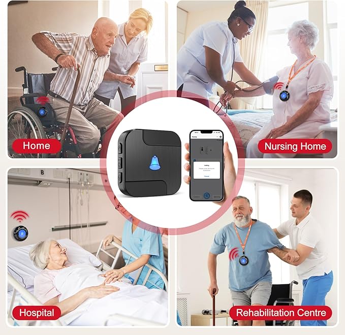 CallToU Wi-Fi Wireless Caregiver Pager Call Button