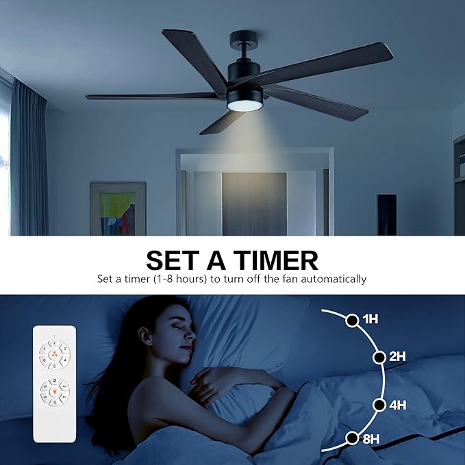 WINGBO 54 Inch DC Ceiling Fan