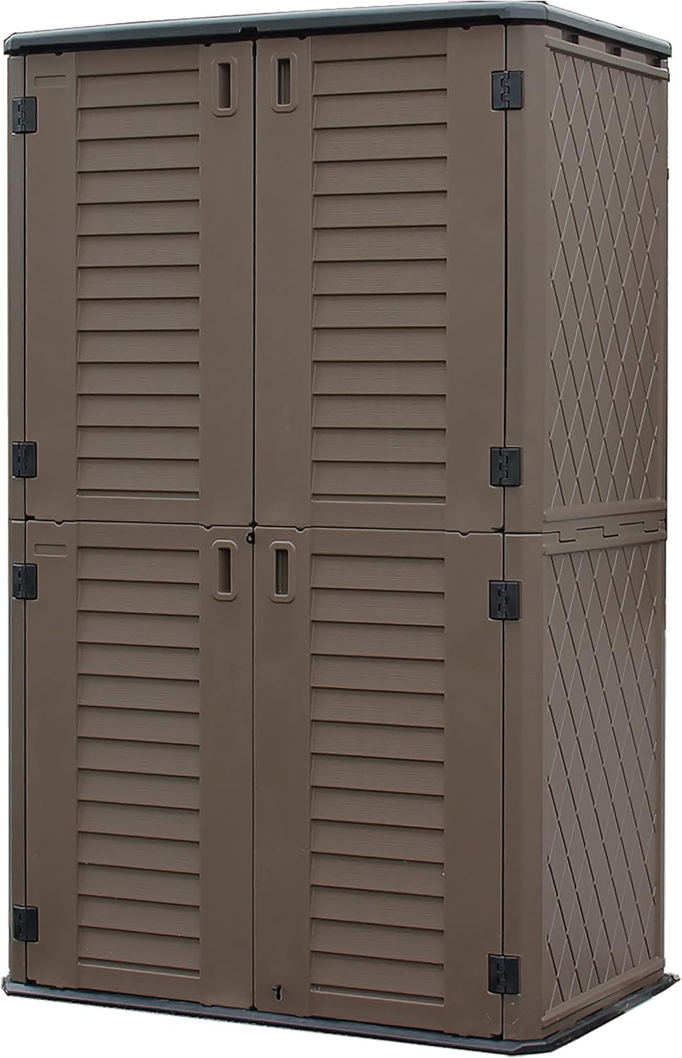 Mrosaa Sheds & Outdoor Storage, 52 Cu.ft Vertical Storage with Floor, Cab...