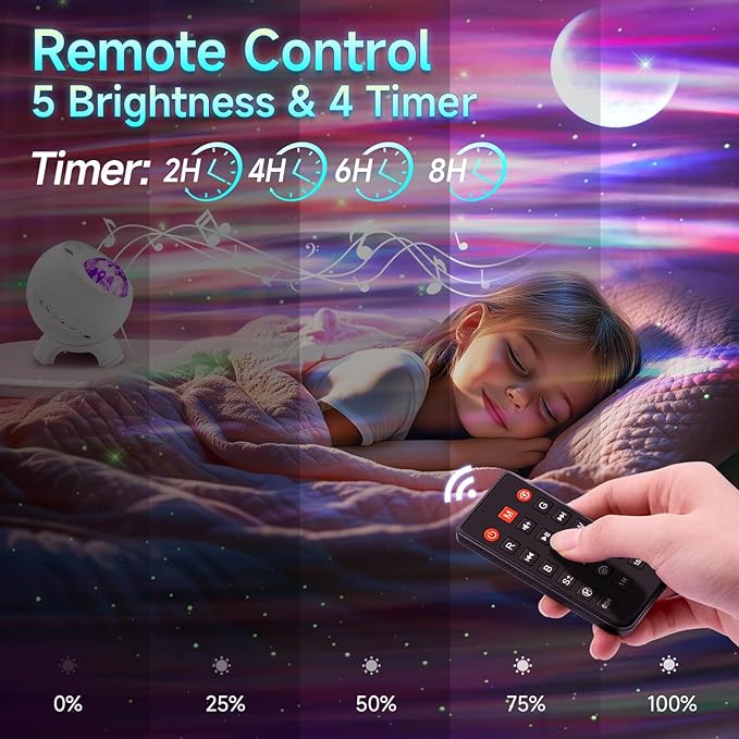 Galaxy Projector Northern Lights Projector, 180 Lighting Modes Galaxy Light