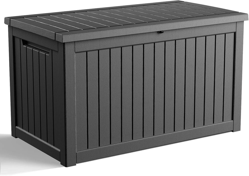 Deck Box Large Outdoor Storage for Patio Furniture, Outdoor Cushions, Garden ...
