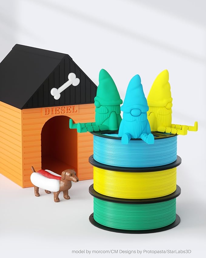ELEGOO PLA Filament 1.75mm White 4KG, 3D Printer Filament Dimensional Accuracy