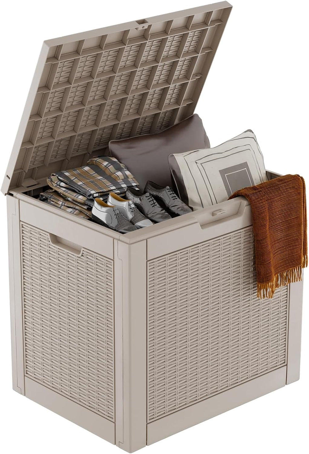 DRATO 31 Gallon Deck Box, Outdoor Storage Box for Patio Cushion, Garden Tools...