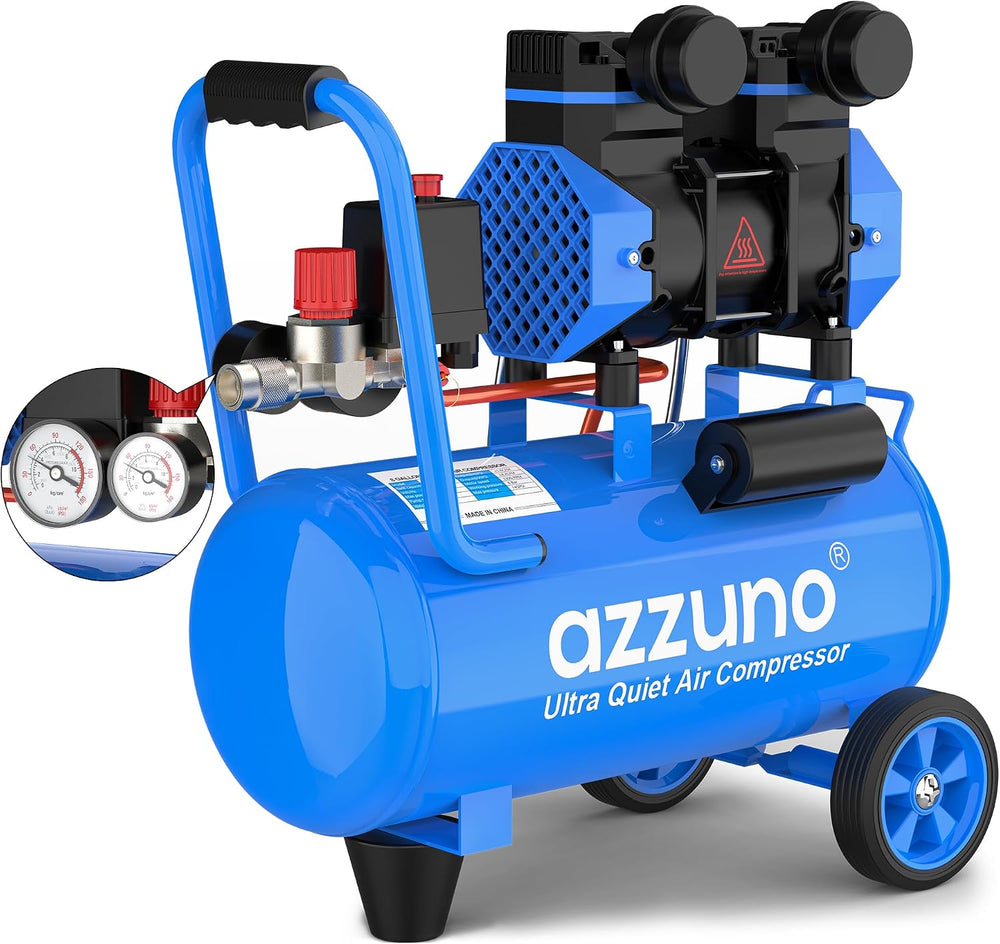8 Gallon 2 HP Oil-Free Air Compressor, 4.2 CFM @ 90 PSI, 116 Max PSI