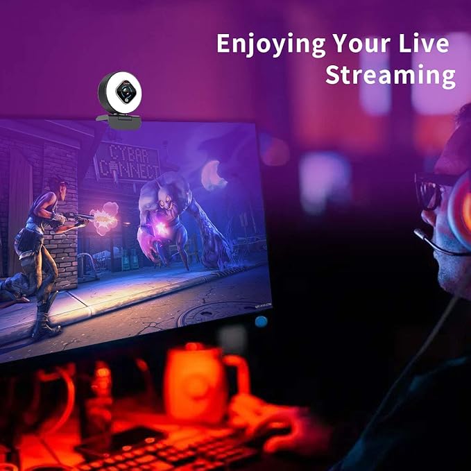 Angetube Streaming Webcam 1080P