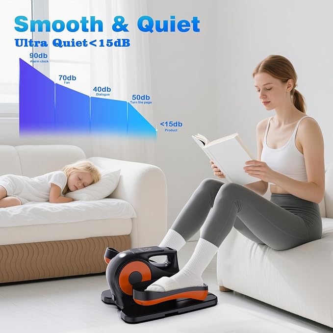 Under Desk Elliptical Machine, Electric Under-Desk Elliptical
