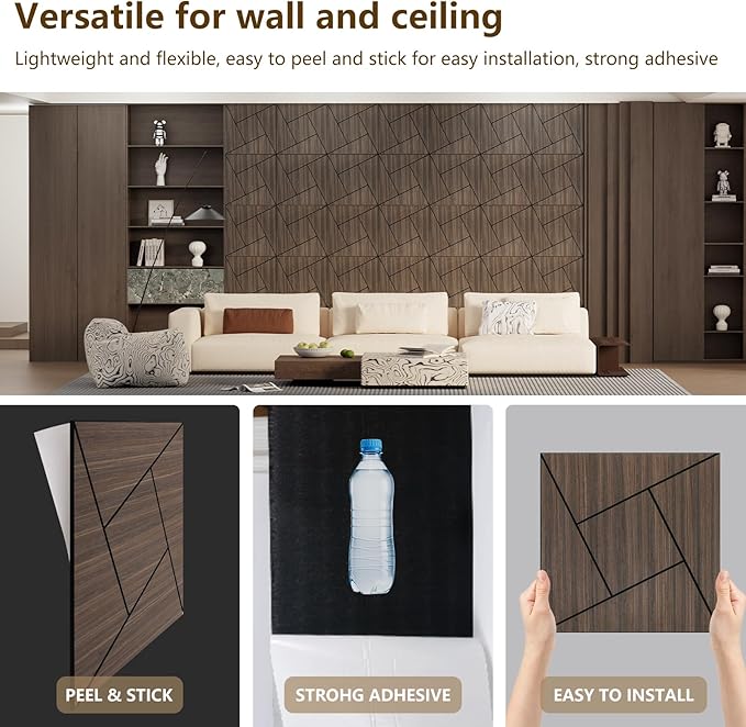 ARMURO 4 Packs Acoustic Wall Panels