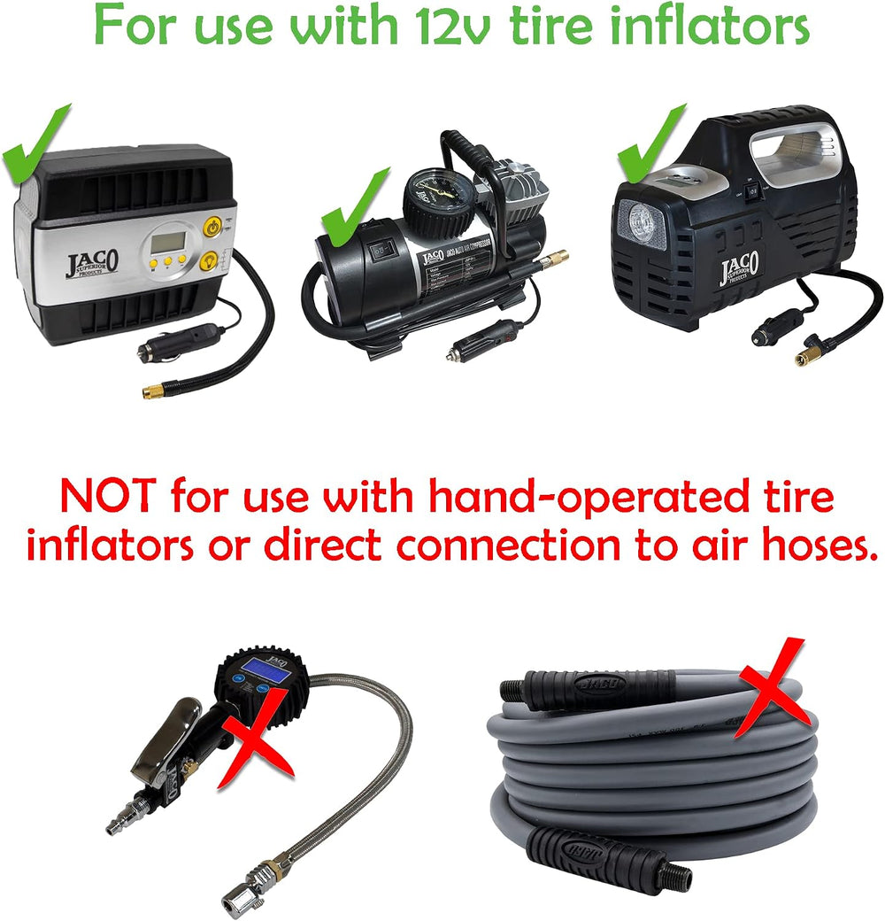 JACO Lightning L2X Quick-Connect Locking Tire Inflator Air Chuck Attachment