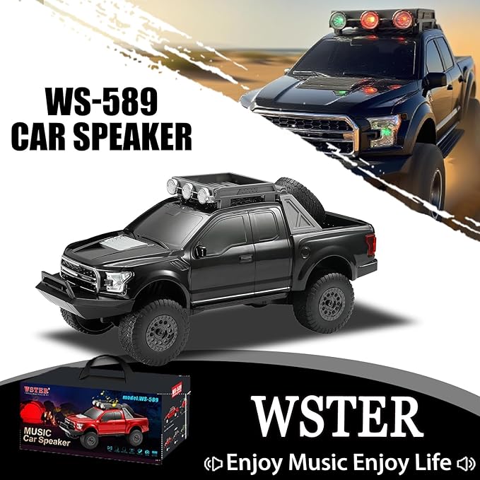 WS-589 Rugged Pickup Truck Bluetooth Replica Speaker – Portable Audio