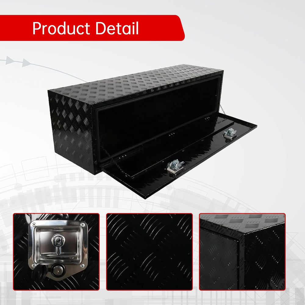 60'' Inch Aluminum Underbody Truck Box with T-Handle Latch