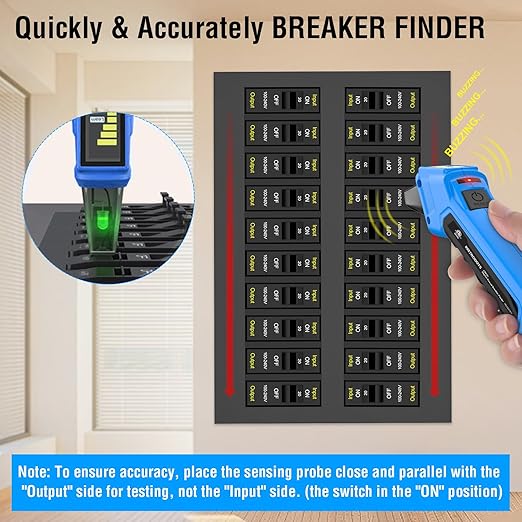 INSTRODOTS Circuit Breaker Finder, Digital Breaker Finder