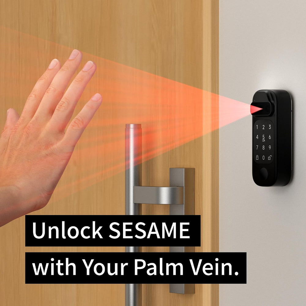 Sesame Face Pro, Smart Lock, SmartLock, Biometric Face & Palm Recognition...