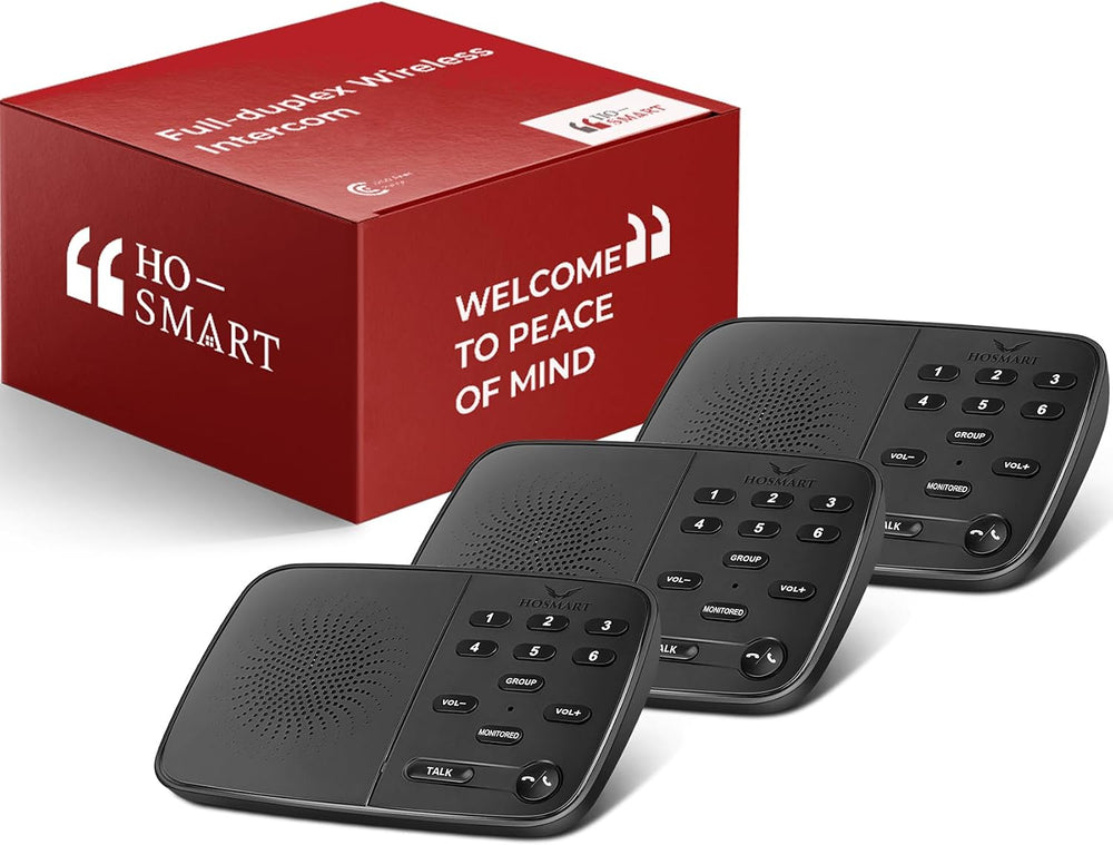 Hosmart Intercoms Wireless for Home UltraSpeak Pro, 2025 Full Duplex Wireless...