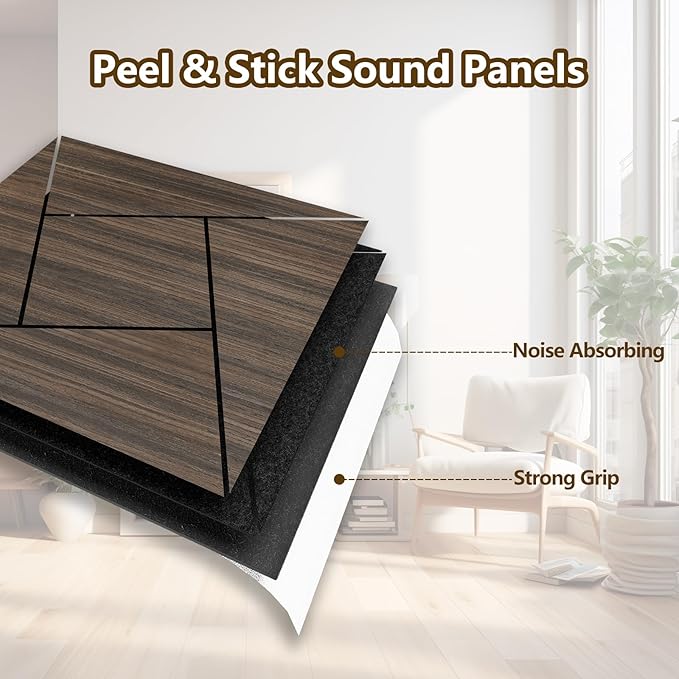 ARMURO 4 Packs Acoustic Wall Panels