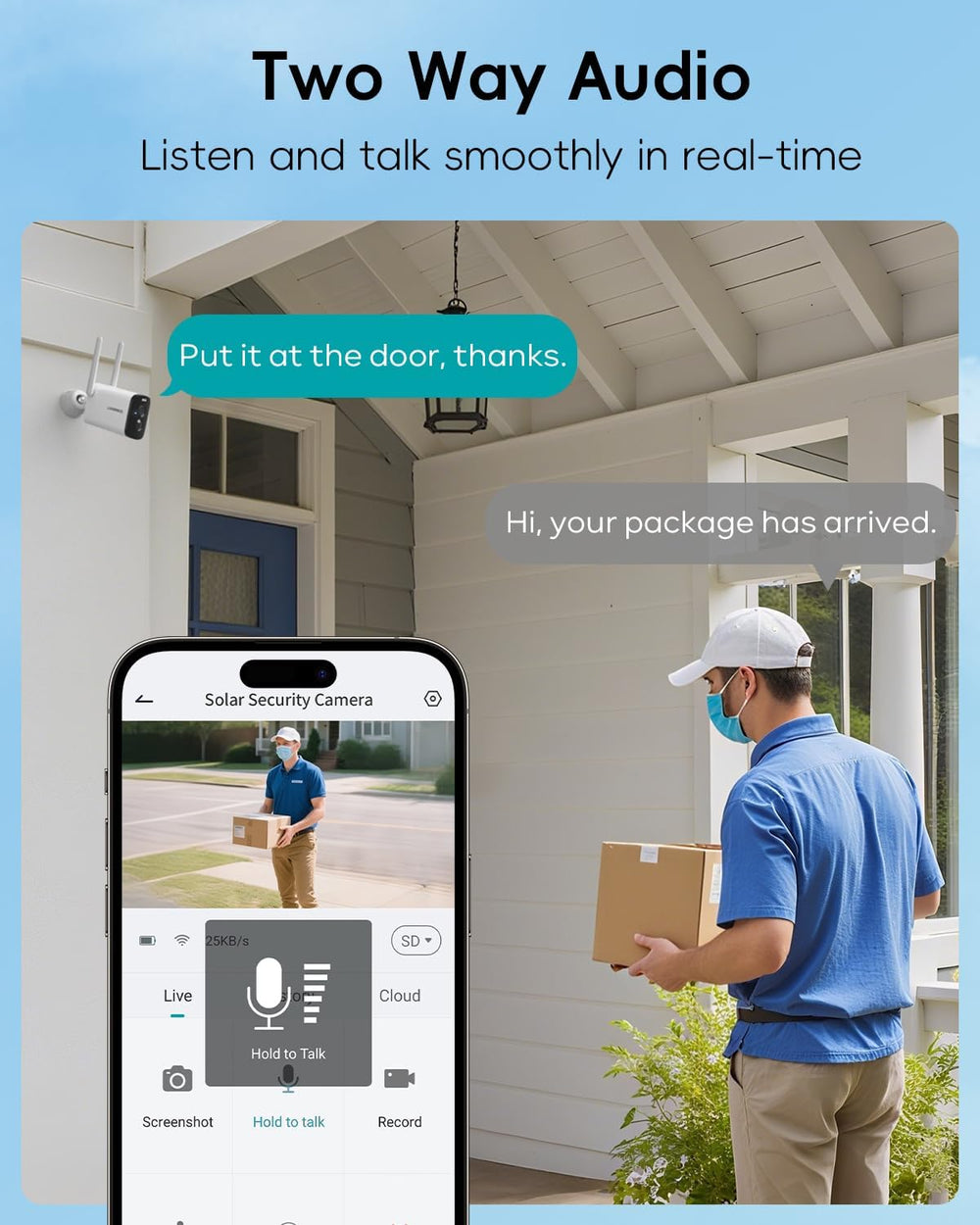 ZUMIMALL 2K Solar Security Cameras Wireless Outdoor - 2 Packs