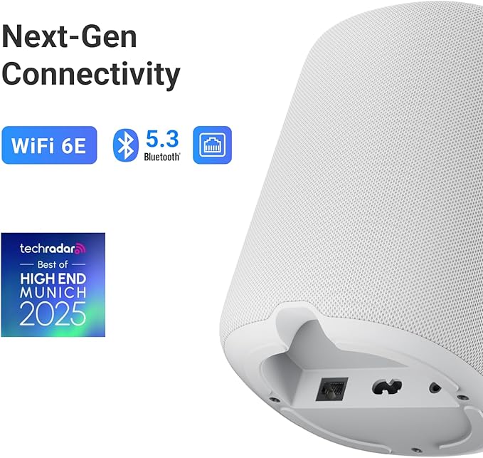 WiiM Sound Smart Speaker with 1.8″ Touch Display, Hi‑Res 24‑bit/192 kHz