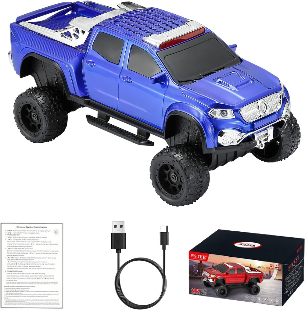 WSTER WS-X65 Pickup Truck Replica Bluetooth Speaker – HD Sound, FM Radio