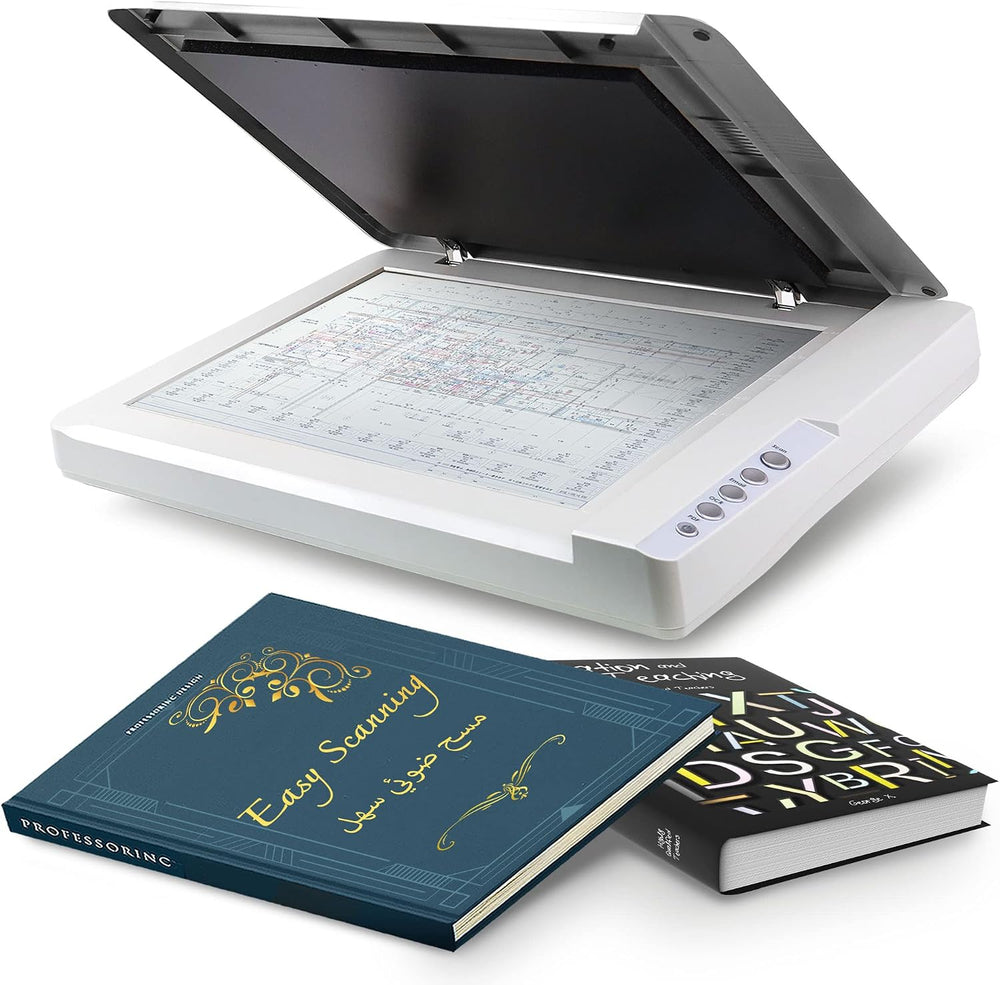 Plustek OS1180 - Flat Scanner for Graphics and Documents in A3 Format, Design