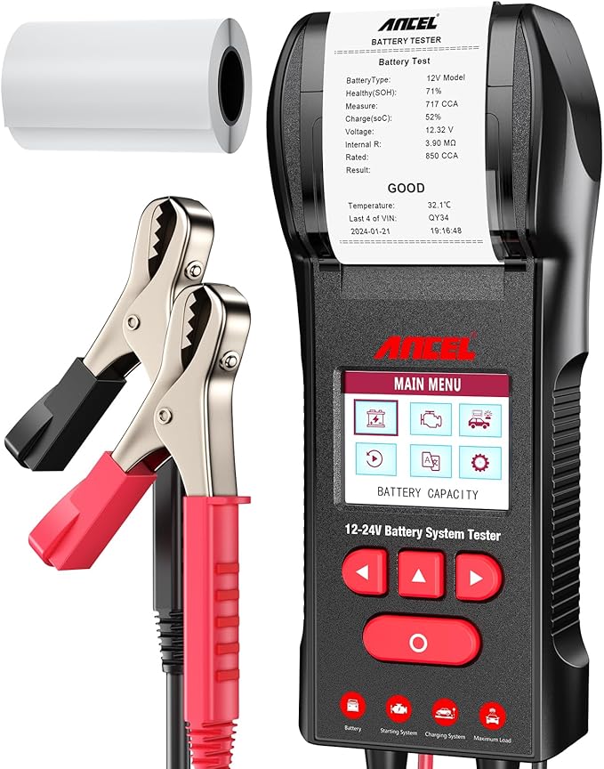 ANCEL BST600 Car Battery Tester - 12V/24V