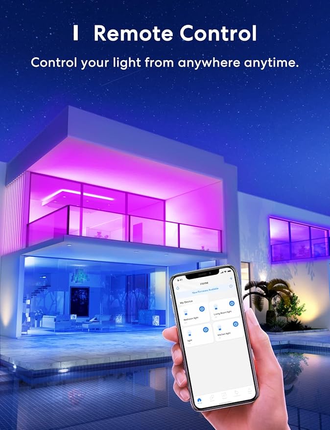 meross Smart RGBWW WiFi LED Bulbs, Apple HomeKit Compatible, 60W Equivalent