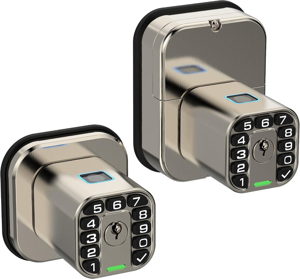 Richelock IU53 Double-Sided Fingerprint & Keypad Door Lock, All-Weather, ...