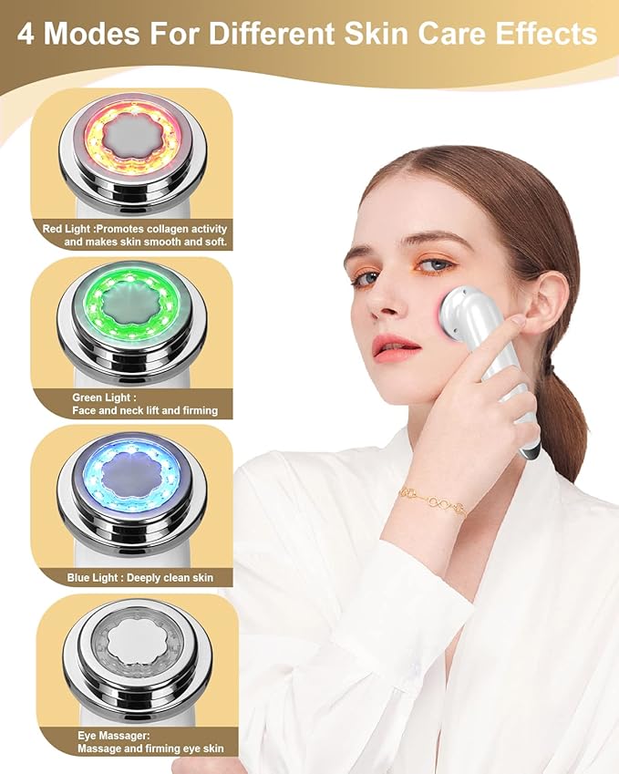 Face Massager Electric Face Lifting 4 in 1 Facial Massager Anti Aging Skin