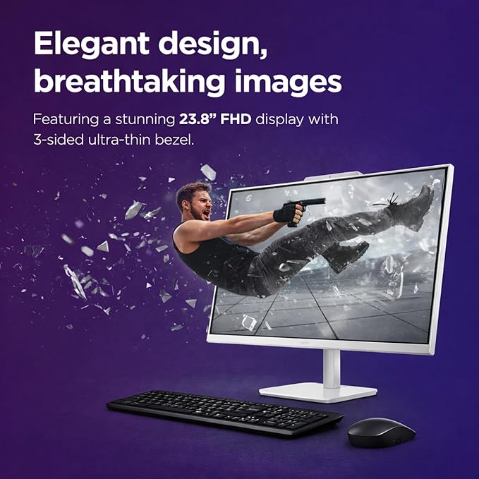 Lenovo 24" FHD All-in-One Desktop Computer