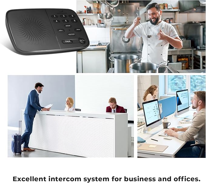 Hosmart Intercoms Wireless for Home UltraSpeak Pro, 2025 Full Duplex Wireless...