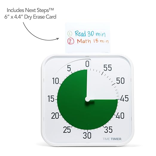 Time Timer Original 12" Visual Countdown Timer – Large 60-Minute Silent