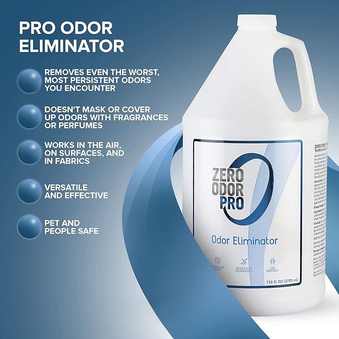 Zero Odor Pro - Commercial Strength Odor Eliminator & Neutralizer, Air Fr...
