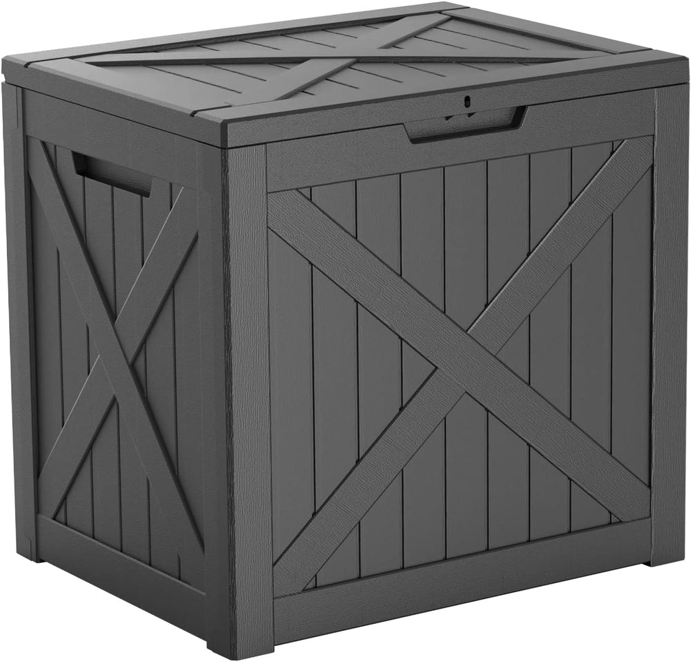 ROJIK 36 Gallon Deck Box Outdoor, Waterproof Outdoor Storage Boxes with Lids,...