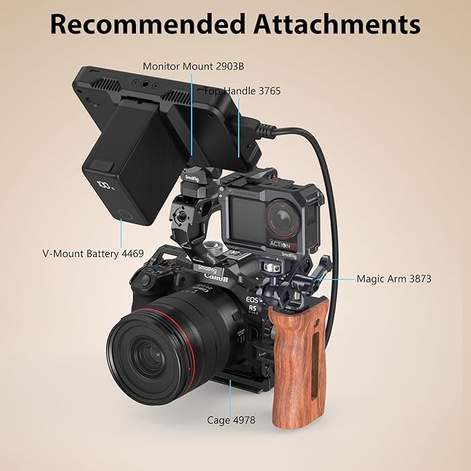 SmallRig Wooden Side Handle