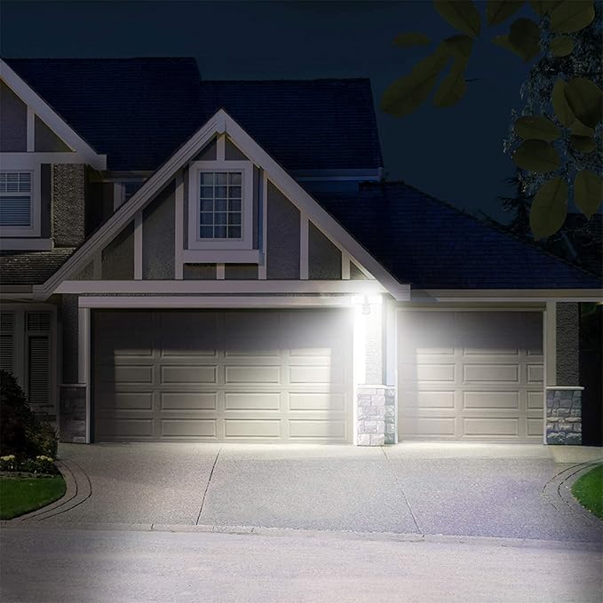 LEPOWER LED Security Lights Motion Sensor Light Outdoor, 30W 3200LM Motion