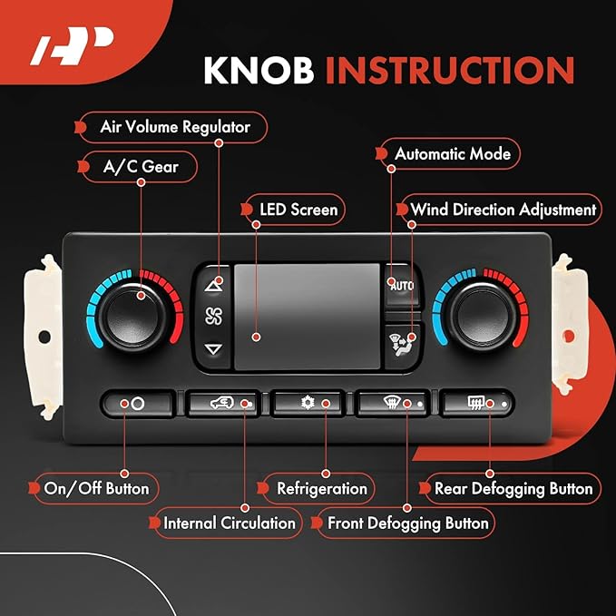 A-Premium Automatic Climate Control Module A/C & Heater Control Panel Com...
