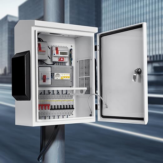Outdoor Electrical Box, Cold-Rolled Steel Plate, Aluminum Alloy Back Beam