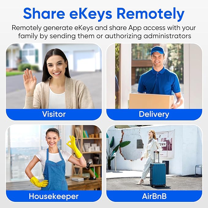 Fingerprint Smart Door Lock, Keyless Entry Deadbolt, Electronic Biometric