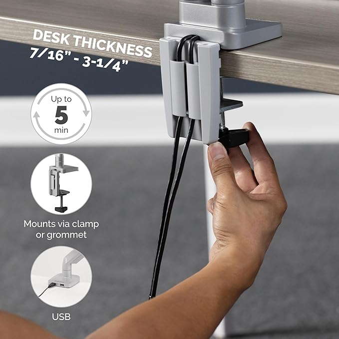 Fellowes Platinum Series Single Monitor Arm